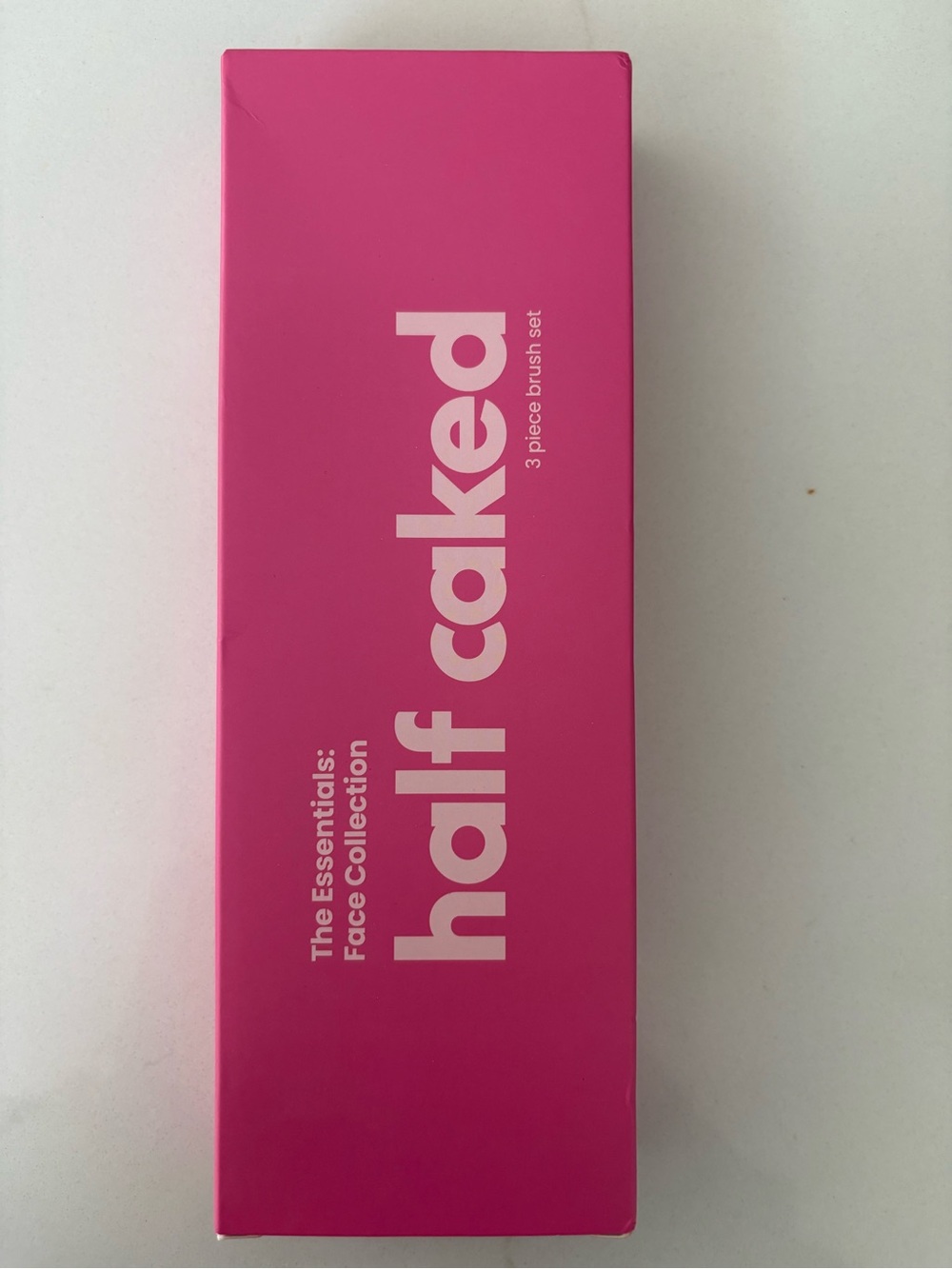 Pink 3-Piece Face Brush Set